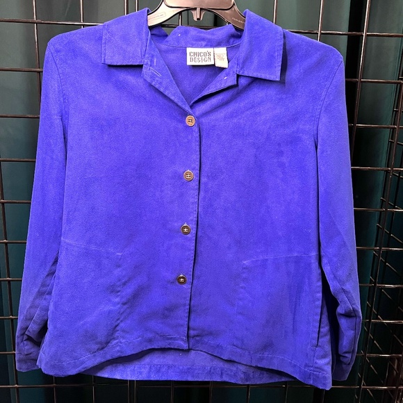 Chico's Design Button Up Top - Picture 1 of 2